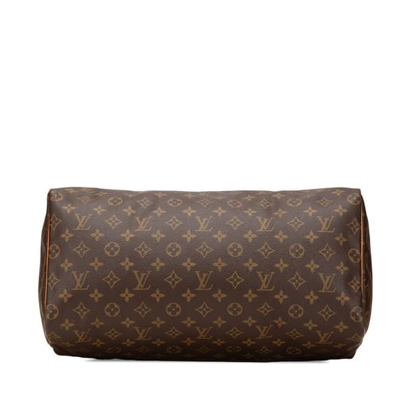 Pre-owned Louis Vuitton Monogram Speedy 40 Brown