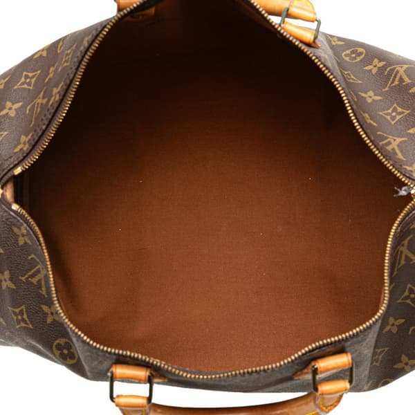Pre-owned Louis Vuitton Monogram Speedy 40 Brown
