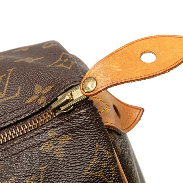 Pre-owned Louis Vuitton Monogram Speedy 40 Brown