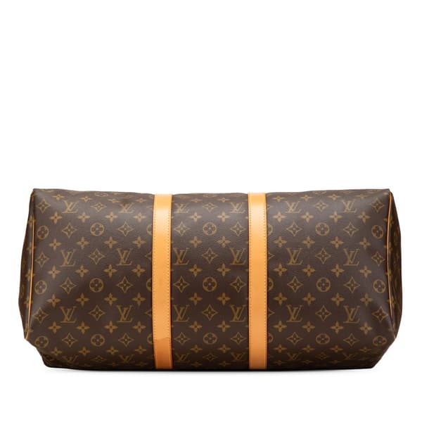 Pre-owned Louis Vuitton Monogram Keepall 50 Brown