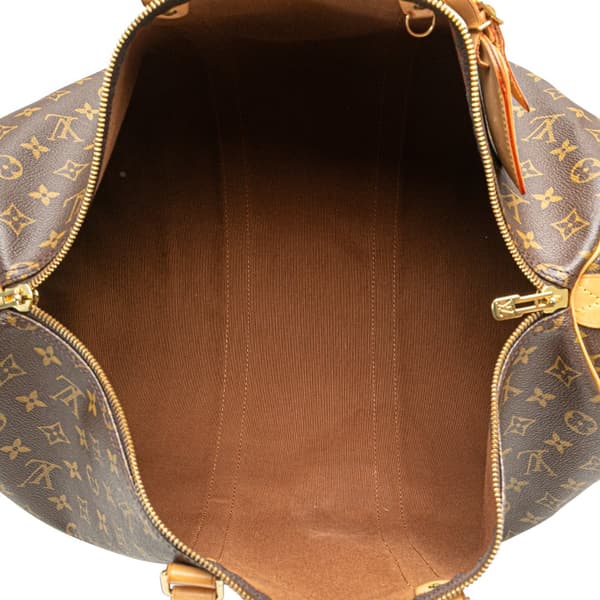 Pre-owned Louis Vuitton Monogram Keepall 50 Brown