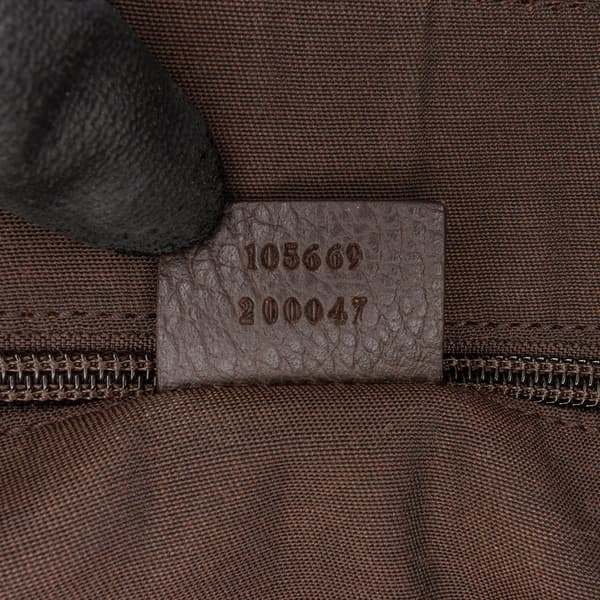 Pre-owned Gucci XL GG Crystal Travel Bag Brown