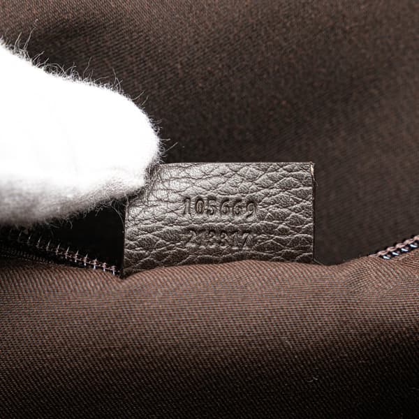 Pre-owned Gucci XL GG Nylon Travel Bag Brown