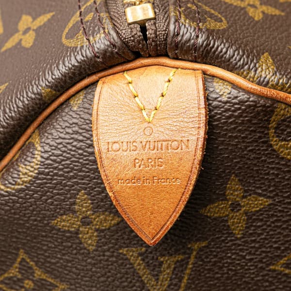 Pre-owned Louis Vuitton Monogram Keepall 50 Brown