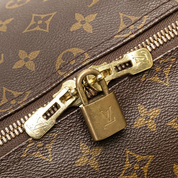 Pre-owned Louis Vuitton Monogram Keepall 50 Brown