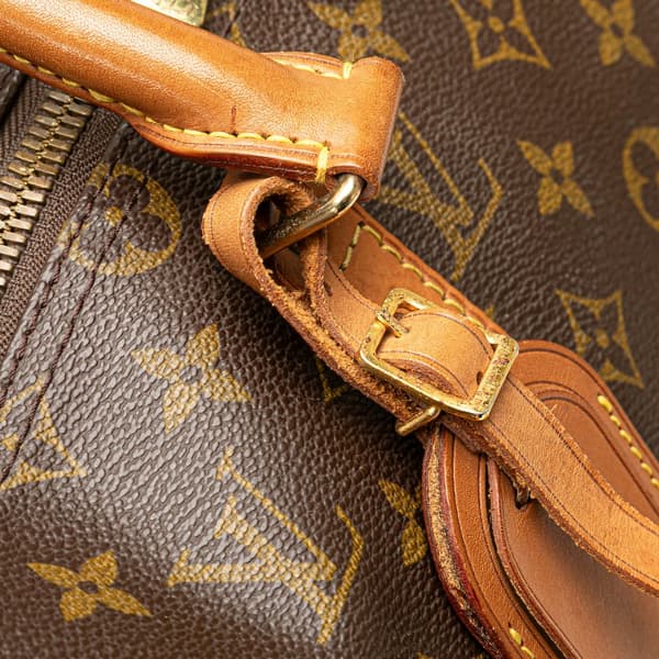 Pre-owned Louis Vuitton Monogram Keepall 50 Brown