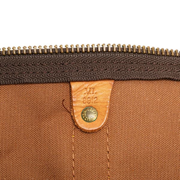 Pre-owned Louis Vuitton Monogram Keepall Bandouliere 60 Brown
