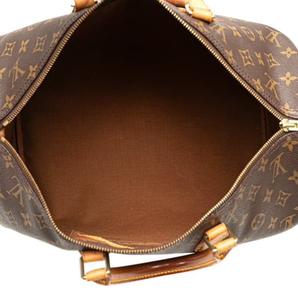 Pre-owned Louis Vuitton Monogram Speedy 40 Brown