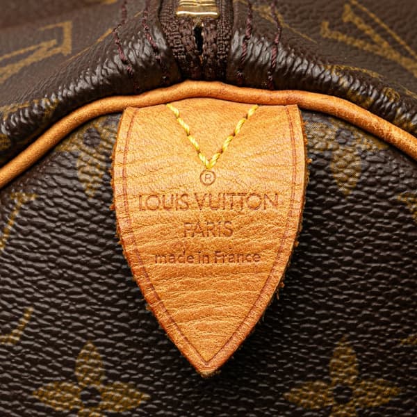 Pre-owned Louis Vuitton Monogram Speedy 40 Brown