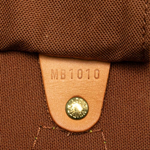 Pre-owned Louis Vuitton Monogram Speedy 40 Brown