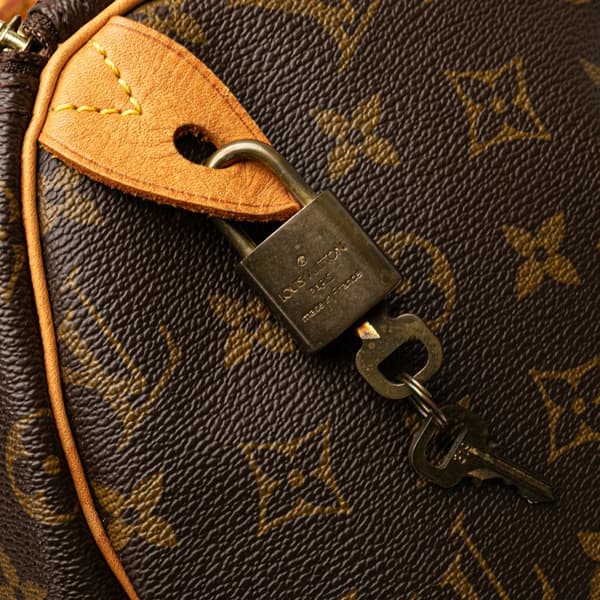 Pre-owned Louis Vuitton Monogram Speedy 40 Brown