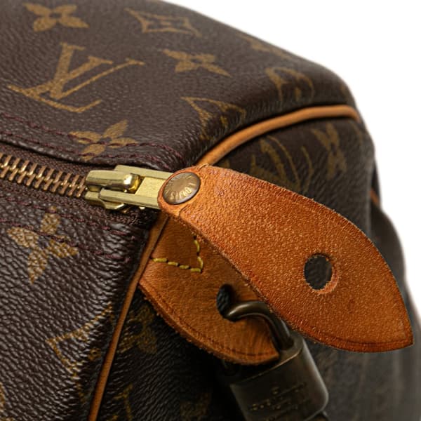Pre-owned Louis Vuitton Monogram Speedy 40 Brown