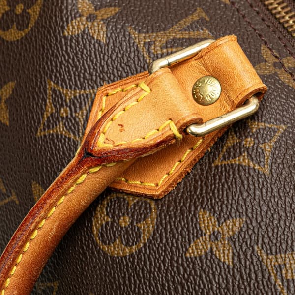 Pre-owned Louis Vuitton Monogram Speedy 40 Brown