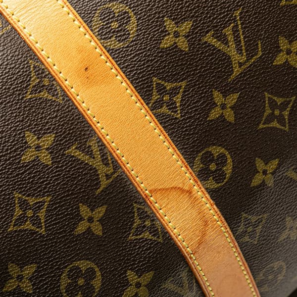 Pre-owned Louis Vuitton Monogram Keepall 45 Brown