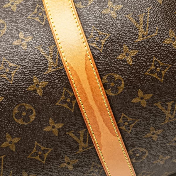 Pre-owned Louis Vuitton Monogram Keepall 45 Brown