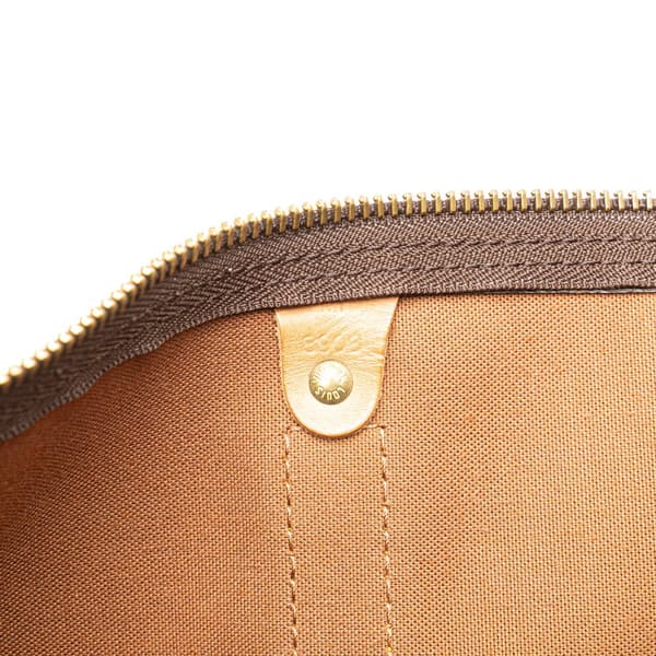 Pre-owned Louis Vuitton Monogram Keepall 55 Brown