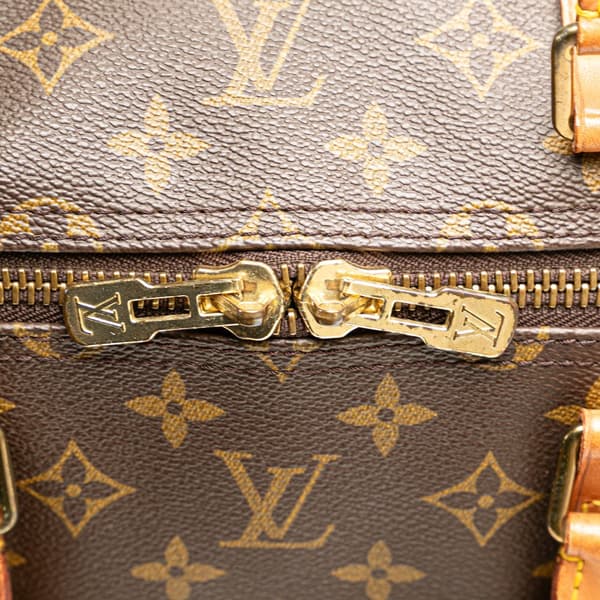 Pre-owned Louis Vuitton Monogram Keepall 55 Brown