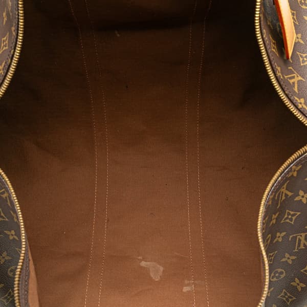 Pre-owned Louis Vuitton Monogram Keepall 60 Brown