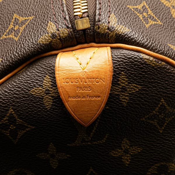 Pre-owned Louis Vuitton Monogram Keepall 60 Brown