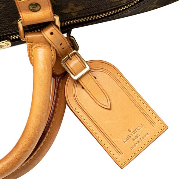 Pre-owned Louis Vuitton Monogram Keepall 60 Brown