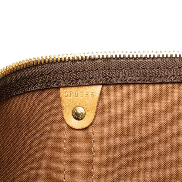 Pre-owned Louis Vuitton Monogram Keepall 60 Brown