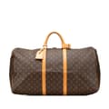 Miniatyrbild 1 av 10: Pre-owned Louis Vuitton Monogram Keepall 60 Brown
