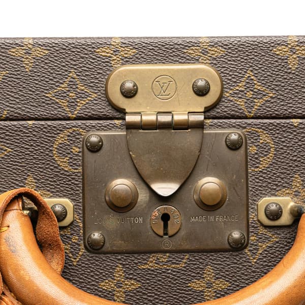 Pre-owned Louis Vuitton Monogram Cotteville 45 Brown