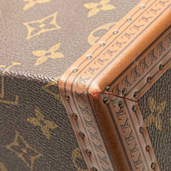 Pre-owned Louis Vuitton Monogram Cotteville 45 Brown