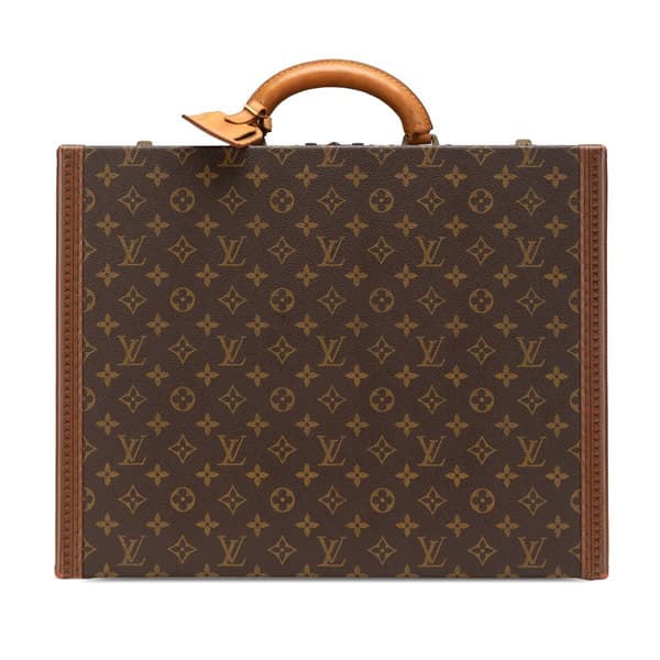 Pre-owned Louis Vuitton Monogram Cotteville 45 Brown
