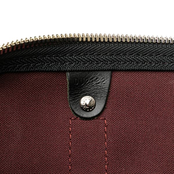Pre-owned Louis Vuitton Monogram Macassar Keepall Bandouliere 55 Brown