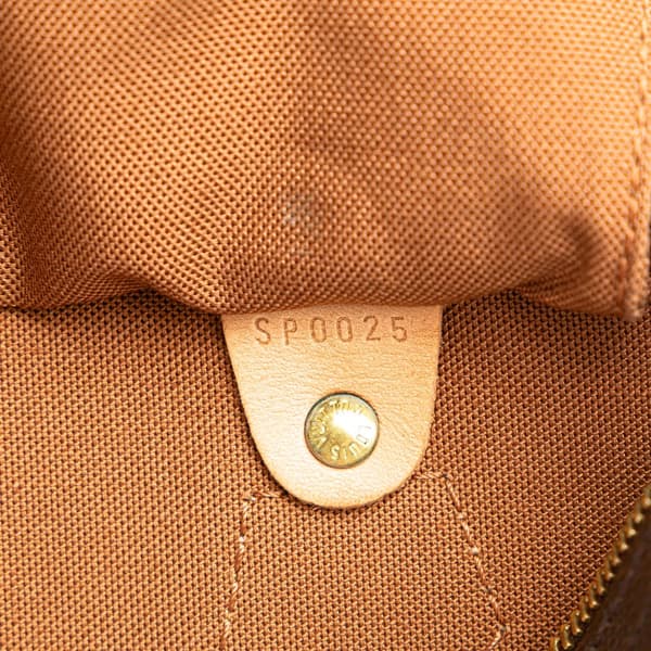 Pre-owned Louis Vuitton Monogram Speedy 25 Brown