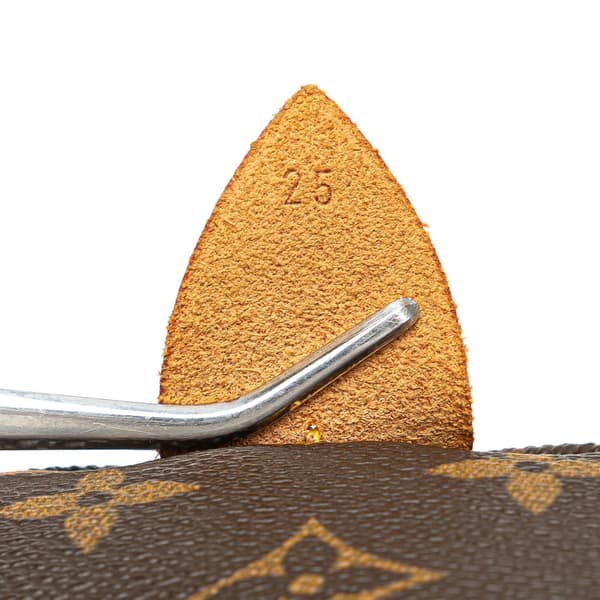 Pre-owned Louis Vuitton Monogram Speedy 25 Brown