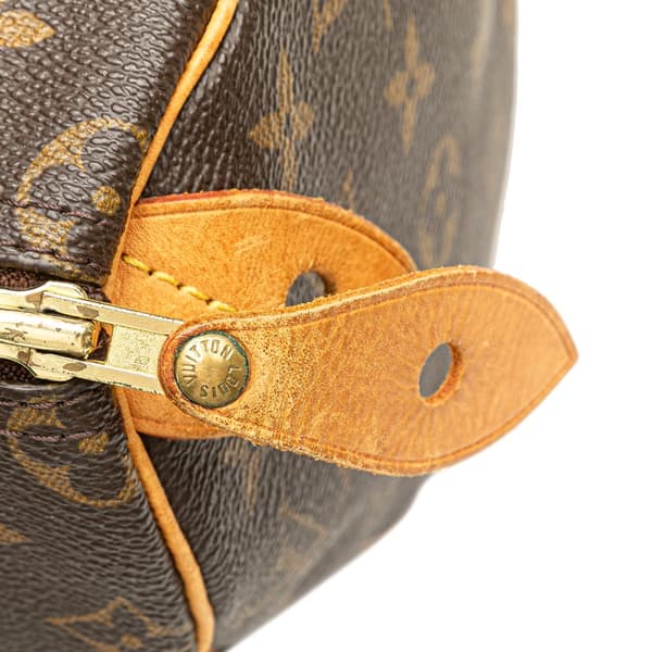 Pre-owned Louis Vuitton Monogram Speedy 25 Brown