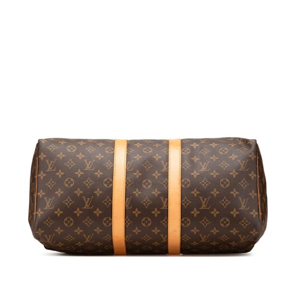 Pre-owned Louis Vuitton Monogram Keepall 45 Brown