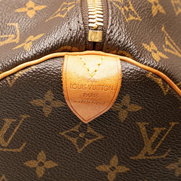 Pre-owned Louis Vuitton Monogram Keepall 45 Brown