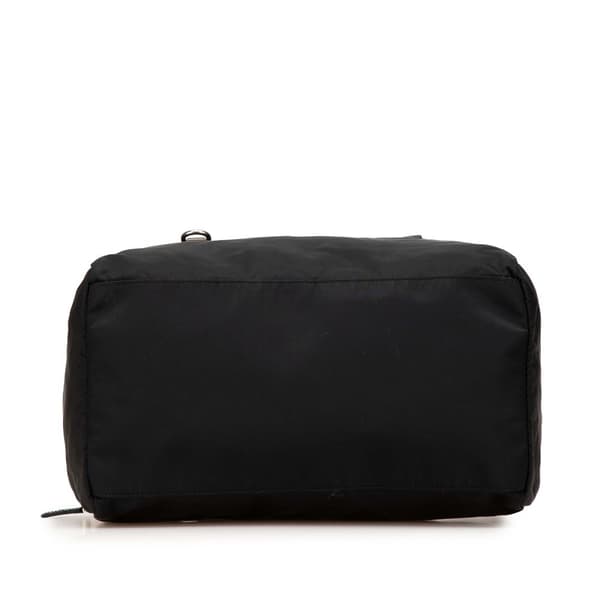 Pre-owned Prada Tessuto Boston Bag Black