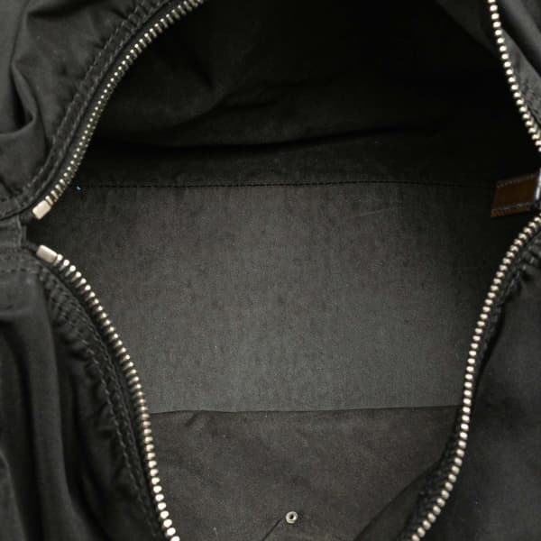 Pre-owned Prada Tessuto Boston Bag Black