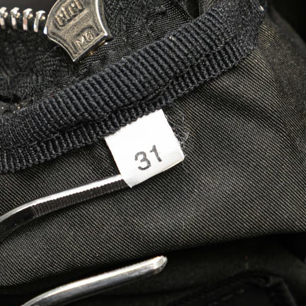 Pre-owned Prada Tessuto Boston Bag Black