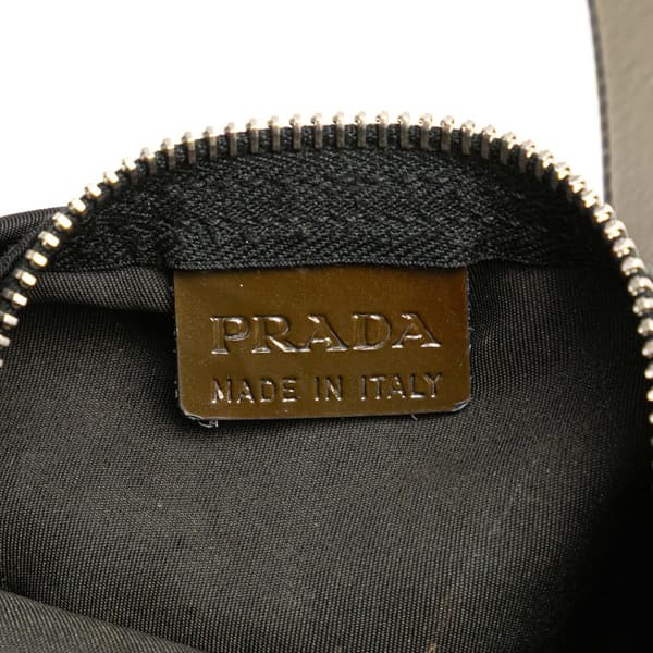 Pre-owned Prada Tessuto Boston Bag Black