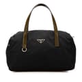 Miniatyrbillede 1 af 10: Pre-owned Prada Tessuto Boston Bag Black
