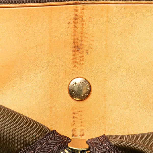 Pre-owned Louis Vuitton Monogram Housse Porte Habits Garment Cover Brown