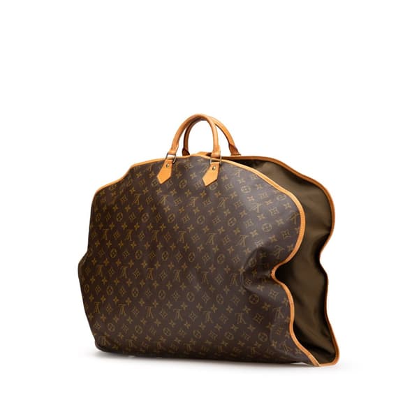 Pre-owned Louis Vuitton Monogram Housse Porte Habits Garment Cover Brown