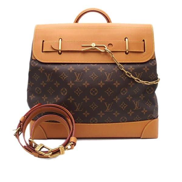 Pre-owned Louis Vuitton Monogram Steamer PM Brown
