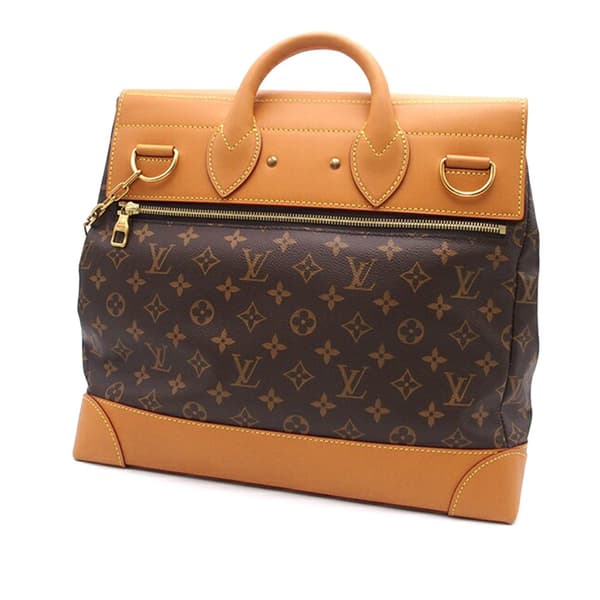 Pre-owned Louis Vuitton Monogram Steamer PM Brown