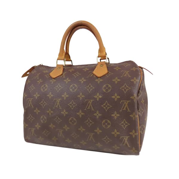 Pre-owned Louis Vuitton Monogram Speedy 30 Brown