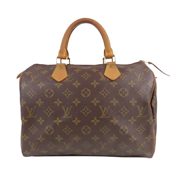 Pre-owned Louis Vuitton Monogram Speedy 30 Brown