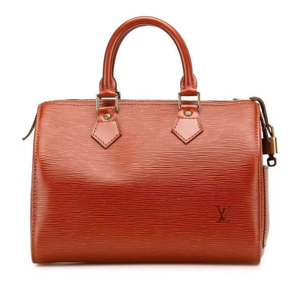 Pre-owned Louis Vuitton Epi Speedy 25 Brown