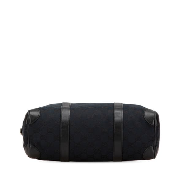 Pre-owned Gucci GG Canvas Boston Blue