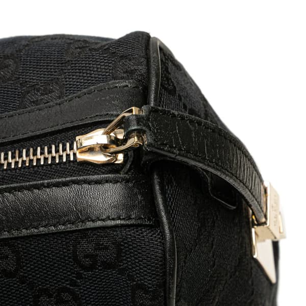 Pre-owned Gucci GG Canvas Boston Blue