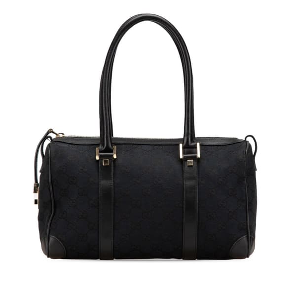Pre-owned Gucci GG Canvas Boston Blue